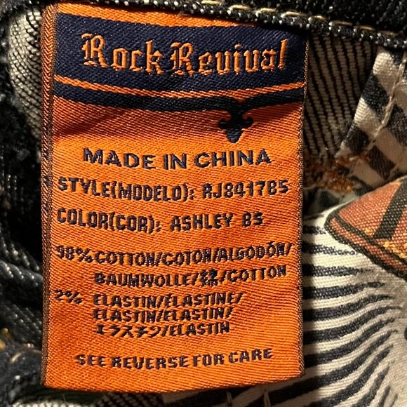 Rock Revival Women's Jeans, Women's size 26, Ashley Boot cut, Denim - Picture 11 of 16